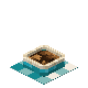 Cyan Food Bowl