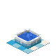 Light Blue Water Bowl