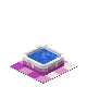 Magenta Water Bowl