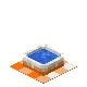 Orange Water Bowl