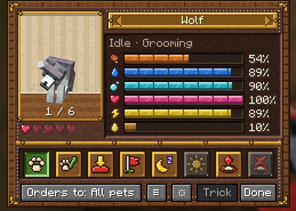 The pet screen